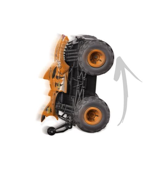 Masinuta Cu Telecomanda Hot Wheels Monster Truck Tiger Shark Ding Ro