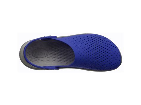 ᐈ Крокс Crocs LiteRide Graphic Clog, сине-серые кроксы Лайт райд ...