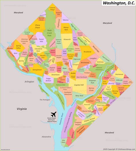 Washington Dc County Map - New York Zip Code Map