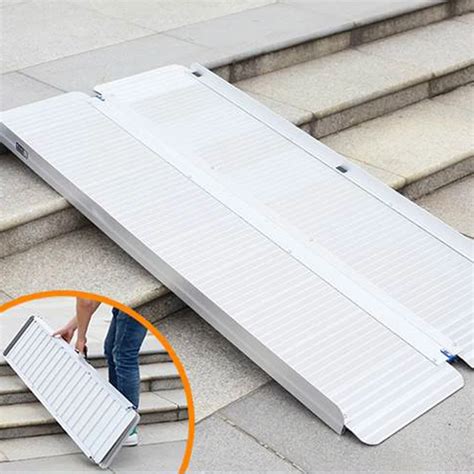 Foldable Wheelchair Ramp Electric Wheelchair Scooter Lift Ramp Made Of Aluminum Alloy Buy