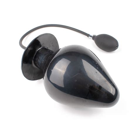 Rubberfashion Latex Butt Plug Inflatable Extreme Xxxxl Inflatable Anal Plug With Pump For Women