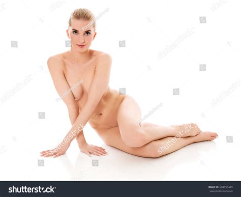 Beautiful Nude Woman Sitting On Flor Stock Photo 604155449 Shutterstock