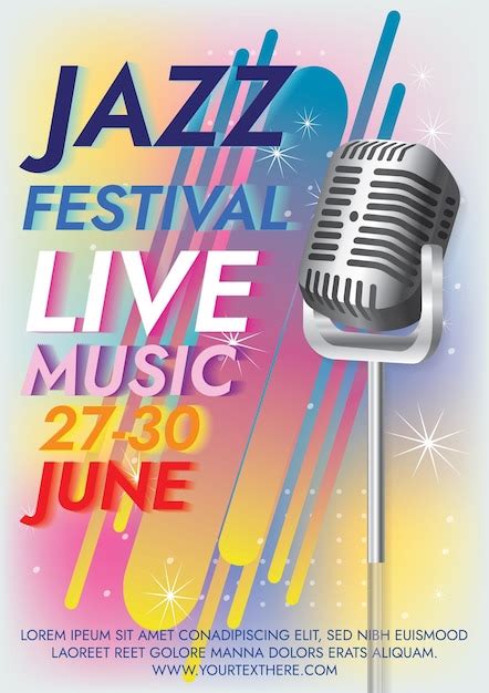 Premium Vector Jazz Music Festival Poster For Jazz Club