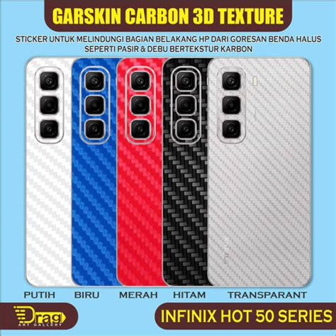 Promo Sticker Garskin Karbon Infinix Hot G G Pro Plus Skin Carbon Anti Jamur Hot