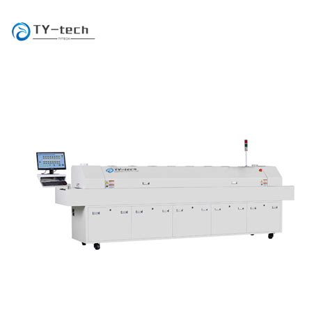 China 6 Heating Zones Hot Air SMT Reflow Oven For Led Production Manufacturer And Supplier TYtech