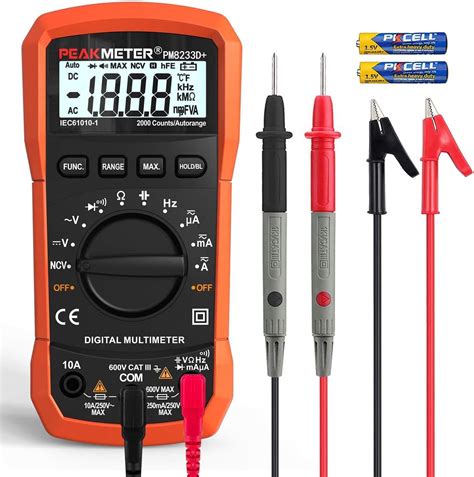 Digital Multimetercoczow Digital Auto Range Multimeter Ac Dc Current