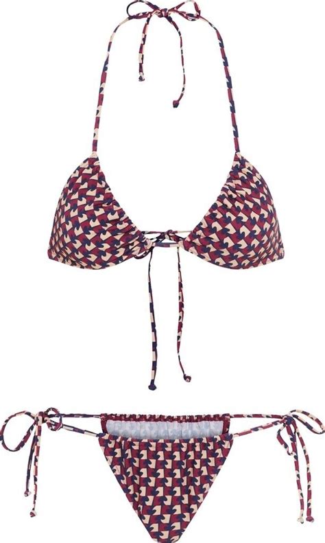 Lascana Triangel Bikini Bordeaux Bedruckt Ab Preisvergleich Bei Idealo De