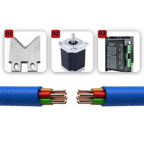 Cores Flat Power Cord Cable Wire Cutting Stripping Twisting Machine