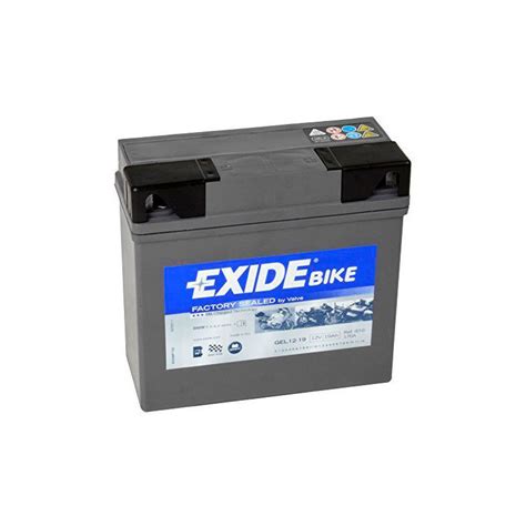 BATTERIE MOTO EXIDE GEL12 19 51913 GEL SANS ENTRETIEN 12V 19AH