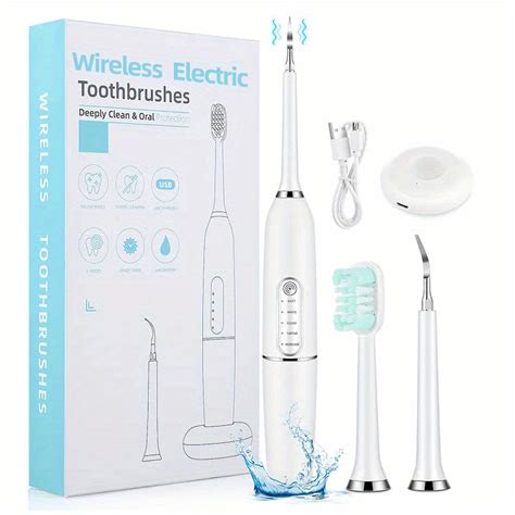 Waterproof Visual Electronic Sonic Tooth Cleaner Ultrasonic Dental ...
