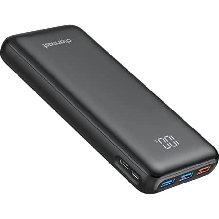 Charmast Bater A Externa Mah Power Bank Usb C W Qc Carga