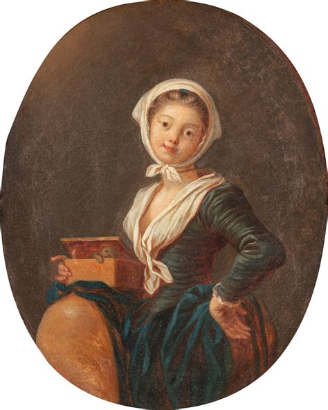 Jeune Fille La Marmotte Portrait Pr Sum De Rosalie Fragonard Une