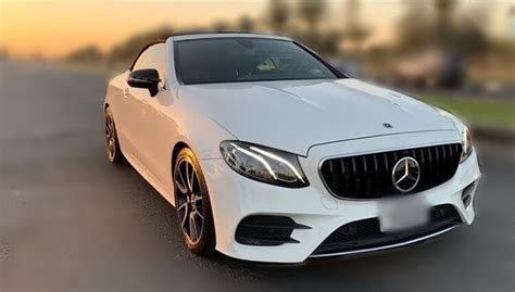 Mercedes E Class Convertible Rental Dubai X Car Rental