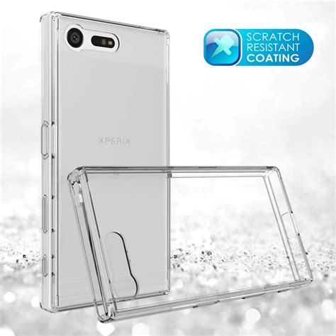 TPU Acrylic Back Cover Antiknock Transparent Crystal Clear Armor Phone