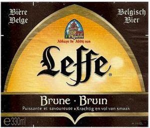 Drink Label Leffe Bruin 33cl 2013 Brouwerij Hoegaarden InBev