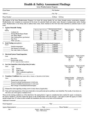 Fillable Online Waptac Iowa Weatherization Program Waptacorg Fax