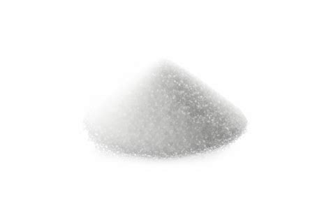 Premium Photo Granulated Sugar White Background
