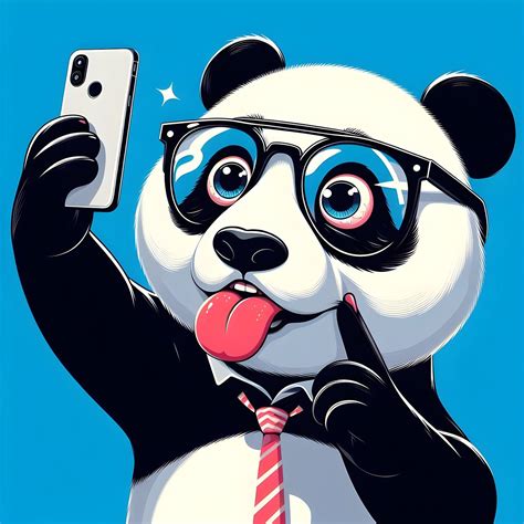 Ai Luotu Panda Selfie Ilmainen Kuva Pixabayssa Pixabay