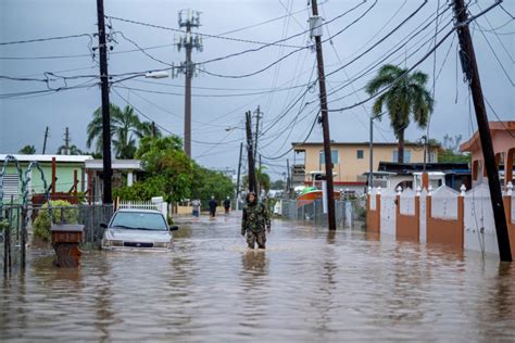 Puerto Rico Hit With Flooding Widespread Power Outages From Hurricane