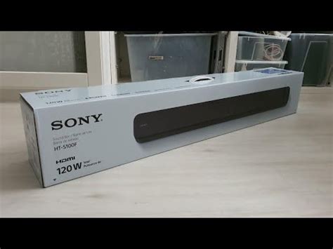 Sony HT S100F 2ch Single Soundbar With Bluetooth Sound Test