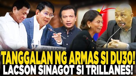 Heto Nakaka Bilib Sen Lacson Sinagot Si Trillanes Butata Si Quimbo Sa