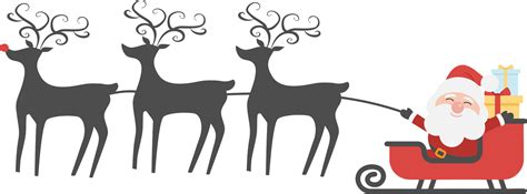 sleigh silhouettes - Clip Art Library
