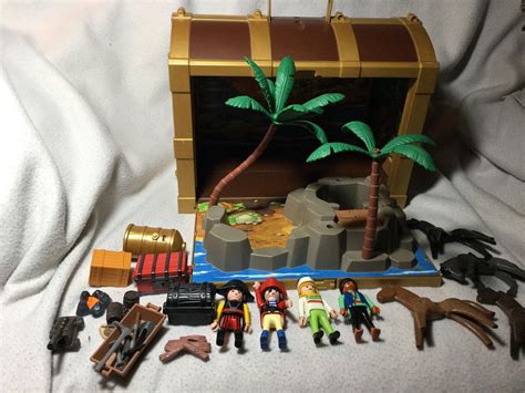 Playmobil Treasure Chest Playset Geobra Pirate Toy Set Ebay