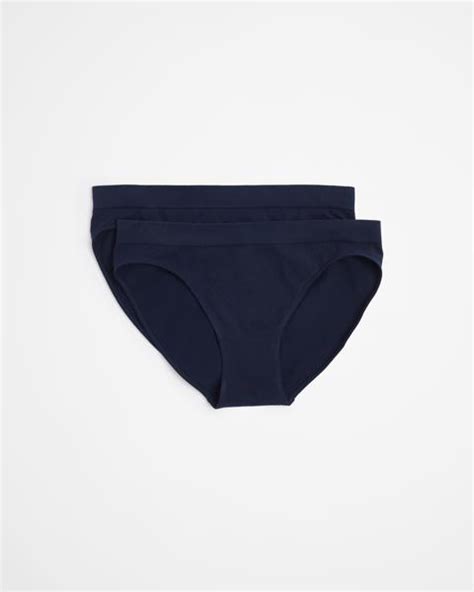 2 Pack Cotton Seamfree Bikini Briefs Target Australia