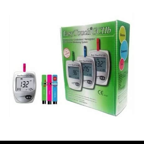 EasyTouch GCHb 3 In 1 Monitor Starter Kit Blood Glucose Cholesterol ...