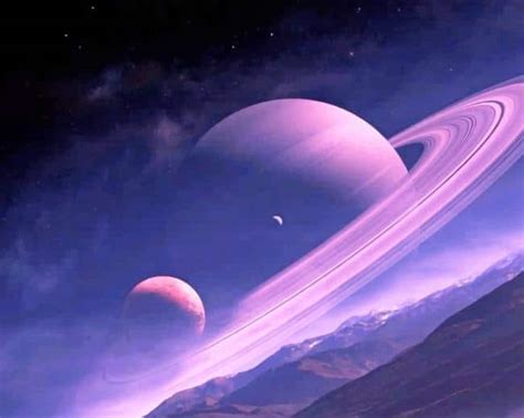 Purple Aesthetic Space - Paint By Number - Num Paint Kit