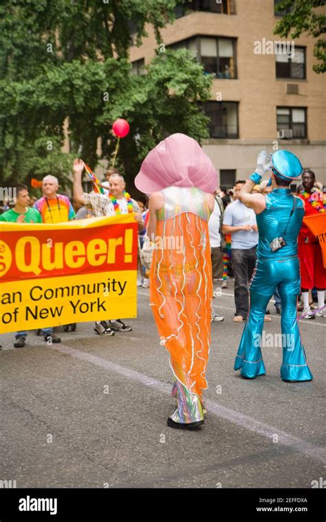 Group Of People At A Gay Parade Stock Photo Alamy