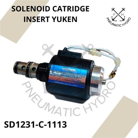 Jual CATRIDGE INSERT YUKEN SD1231 C 1113 DC24 Di Lapak Pneumatic Hydro