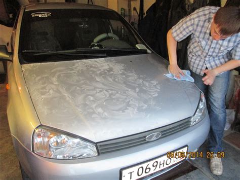 Полироль "Жидкое стекло" родом из японии — Lada Калина Хэтчбек (1G), 1 ...