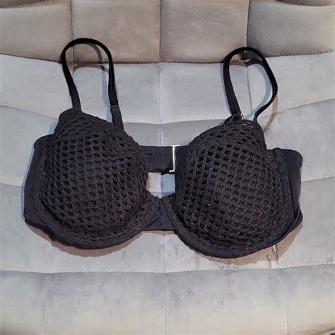 Shade Shore Swim Shade And Shore Womens Crochet Black Bikini Top D Nwot Poshmark