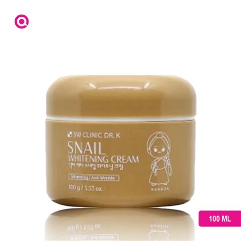 3W Clinic Dr. K Snail Whitening Cream - OSQOO