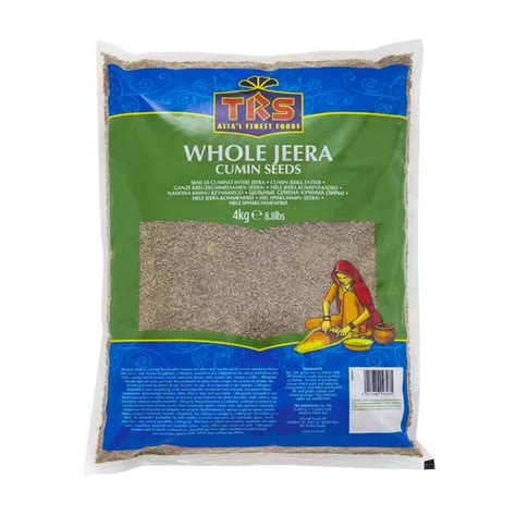 TRS Whole Jeera Cumin Seeds 4KG