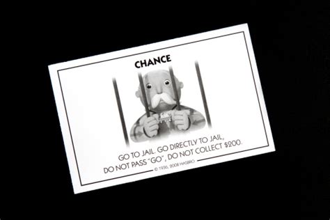 Monopoly Chance Jail Card Stock Photo - Download Image Now - iStock