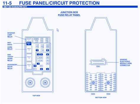 2005 F350 Fuse Box Diagram