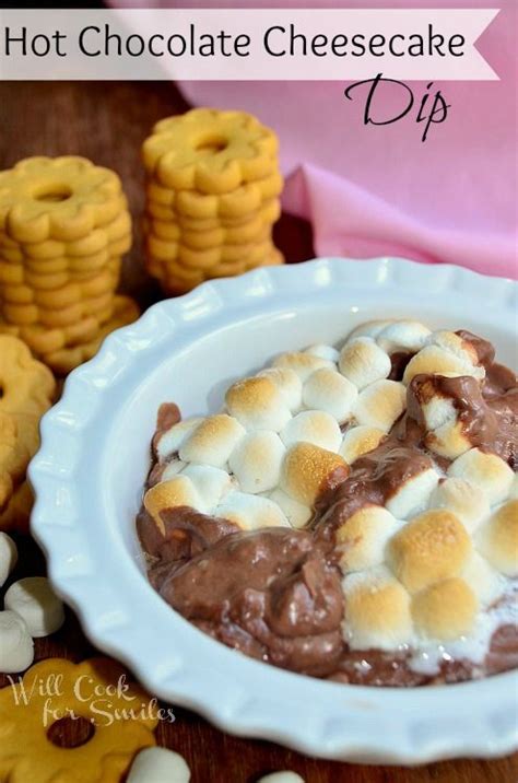 Hot Chocolate Cheesecake Dip Will Cook For Smiles Cheesecake Dip