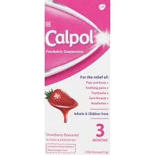 calpol ml suspension hng  pharmacy