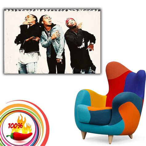 Migos Rappers Fan Art Poster My Hot Posters