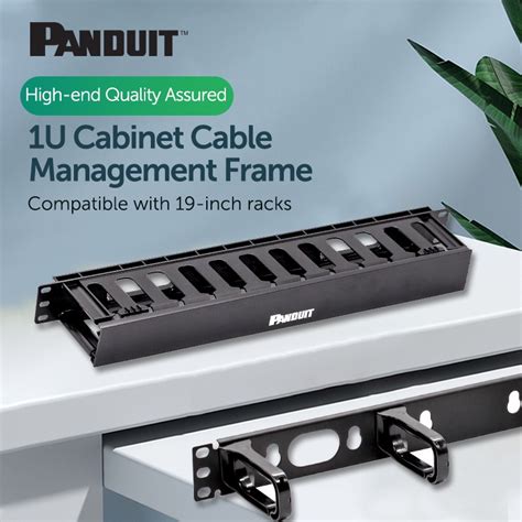 Panduit Patchlink Horizontal Cable Manager Black Ru Wmpfse