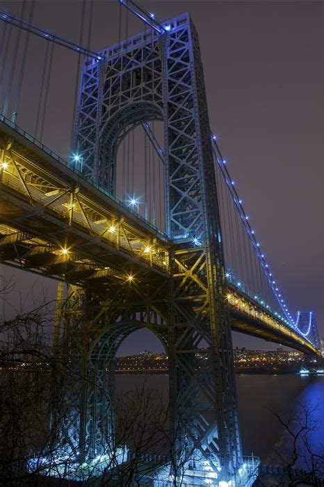 George washington bridge at night 2 by heidger marx photography – Artofit