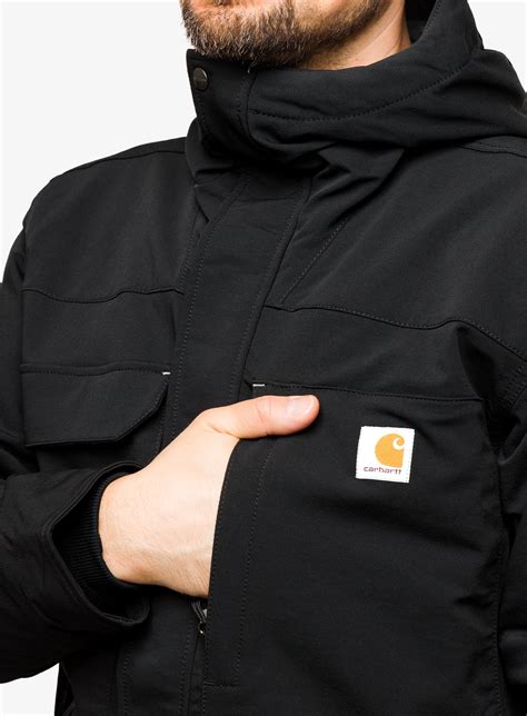 Thermojacke Carhartt Super Dux Bonded Chore Coat Black