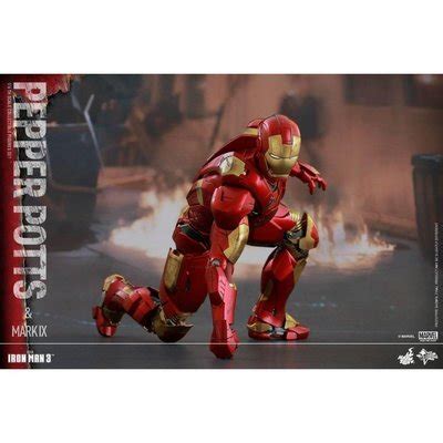 Hot Toys Pepper Potts And Mark Ix Sixth Scale Figure Set D R