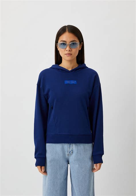 Худи Armani Exchange, цвет: синий, RTLACX148001 — купить в интернет ...
