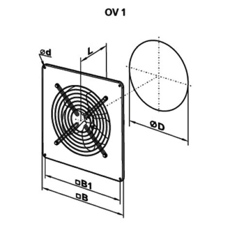 OV 4E 500 Axial Fan