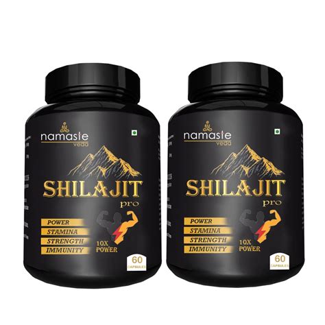 Shilajit Pro Capsules Ayurvedic Purified Shilajit With Antifatigue