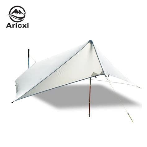 ARICXI Ultra Light Rain Fly Tent Tarp, Waterproof 15d Silicone Coating ...