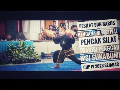 Pesilat SDN BAROS KENCANA Di Festival Pencak Silat Tradisi Pengcab IPSI